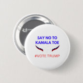 Anti Kamala Harris Button (Vorne & Hinten)