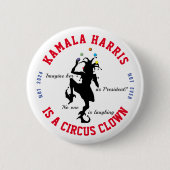 Anti-Kamala Harris Button (Vorderseite)