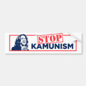 Anti-Kamala-Sozialismus Kommunismus stoppen Kamuni Autoaufkleber (Vorne)