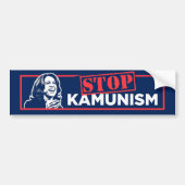 Anti-Kamala-Sozialismus Kommunismus stoppen Kamuni Autoaufkleber (Vorne)