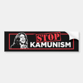Anti-Kamala-Sozialismus Kommunismus stoppen Kamuni Autoaufkleber (Vorne)