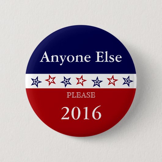 Anti-Kampagne Knopf Button (Vorderseite)