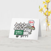 Anti-Kneeling Karte (Gelbe Blume)