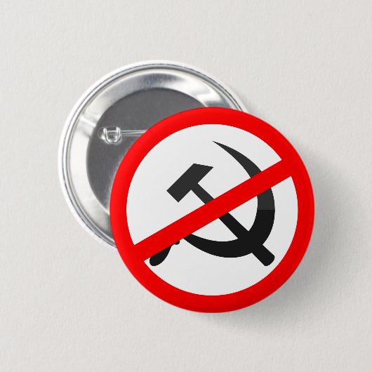 Anti-Kommunismus Button (Vorne & Hinten)