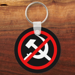 Anti-Kommunist, sagen wir Nein zum Schlüsselanhäng Schlüsselanhänger