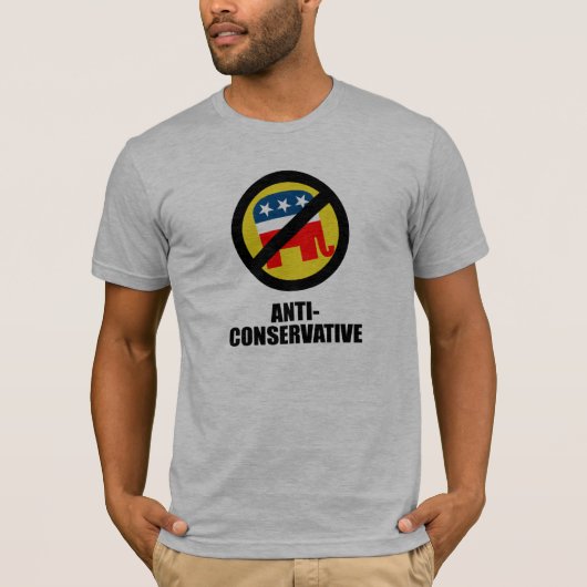 Anti-Konservativ T-Shirt (Vorderseite)