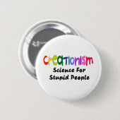 Anti-Kreationismus Button (Vorne & Hinten)