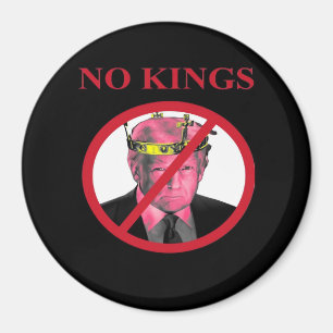 Anti-Kreativ-Grafikstil ohne Könige Magnet
