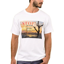 Anti-Kriegs-Slogan-T-Shirt