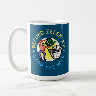 Anti-Kriegs-Zelensky-DNC-Geldwäsche-Tasse Kaffeetasse