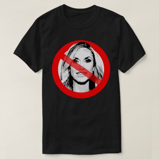 Anti Lara Trump hat das Gesicht überschritten T-Shirt (Design vorne)