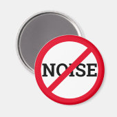 Anti-Lärm Magnet (Vorderseite/Rückseite)