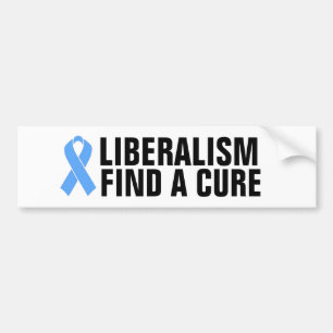 ANTI-LIBERAL, LIBERALISMUS FINDEN EINE KUR AUTOAUFKLEBER