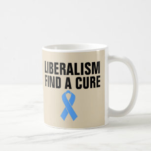 ANTI-LIBERAL, LIBERALISMUS FINDEN EINE KURZE KAFFE KAFFEETASSE