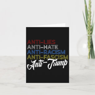 Anti Lies Anti Hate Anti Rassismus Antifaschismus Karte