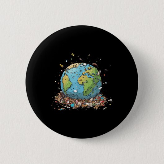 Anti Liting No Environment Environmental Protec Button (Vorderseite)