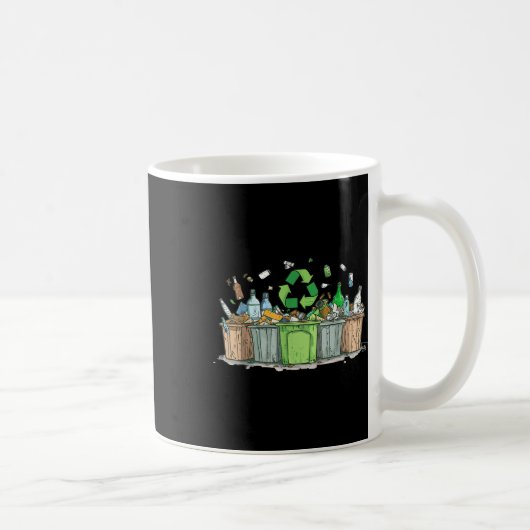 Anti Liting No Environment Environmental Protec Kaffeetasse (Rechts)