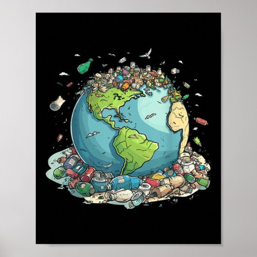 Anti Liting No Environment Environmental Protec Poster (Vorne)