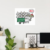 Anti-Lockdown-Schafe Poster (Heimbüro)