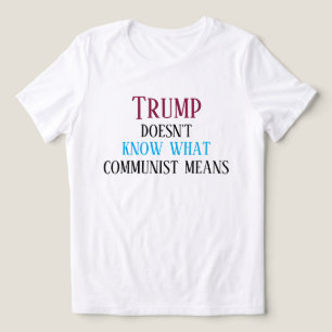 Anti-MAGA-Botschaft Tri-Blend Shirt