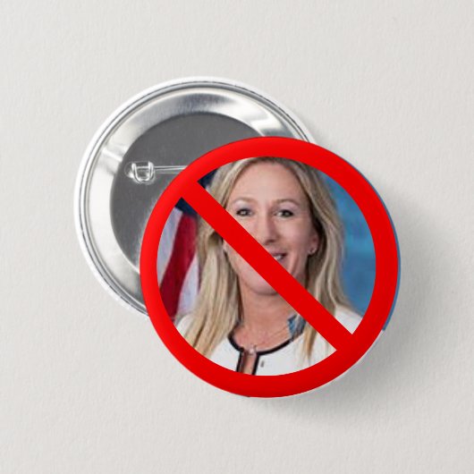 Anti Marjorie Taylor Greene Button (Vorne & Hinten)