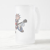 Anti-Maschine Mattglas Bierglas (VorderseiteRechts)