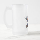 Anti-Maschine Mattglas Bierglas (Links)