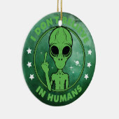 Anti-Menschliche Alien Keramik Ornament (Rechts)