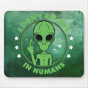 Anti-Menschliche Alien Mousepad