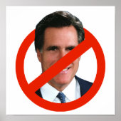 ANTI MITT ROMNEY POSTER (Vorne)