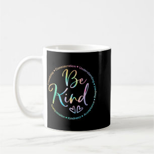 Anti-Mobbing Freundlichkeit Retro Sei nett Inspiri Kaffeetasse