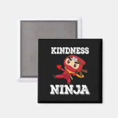 Anti-Mobbing-Gütigkeits-Ninja-Schul-Lehrer-Schüler Magnet (Vorderseite/Rückseite)