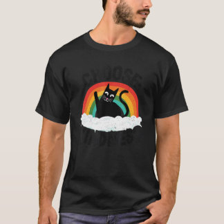 Anti Mobbing Regenbogen Frieden Freundlich Hippie  T-Shirt