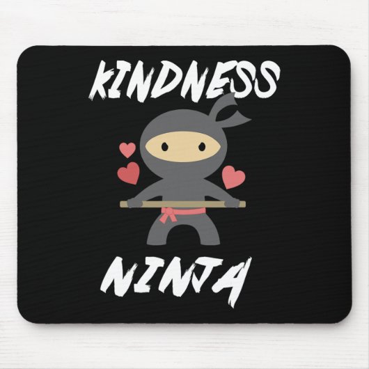 Anti-Mobbing Spaß Freundlichkeit Ninja-Schullehrer Mousepad (Vorne)