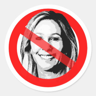 Anti-MTG hat die Stirn überschritten Runder Aufkleber