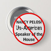Anti-Nancy Pelosi Lautsprecher des Hauses Button (Vorne & Hinten)