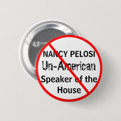 Anti-Nancy Pelosi Lautsprecher des Hauses Button (Vorne & Hinten)