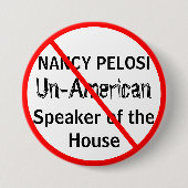 Anti-Nancy Pelosi Lautsprecher des Hauses Button (Vorderseite)