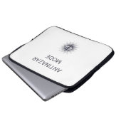 Anti Nazar Evil Eye Minimal Aesthetic Laptop Sleev Laptopschutzhülle (Vorne Knopf)