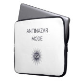 Anti Nazar Evil Eye Minimal Aesthetic Laptop Sleev Laptopschutzhülle (Vorderseite Links)