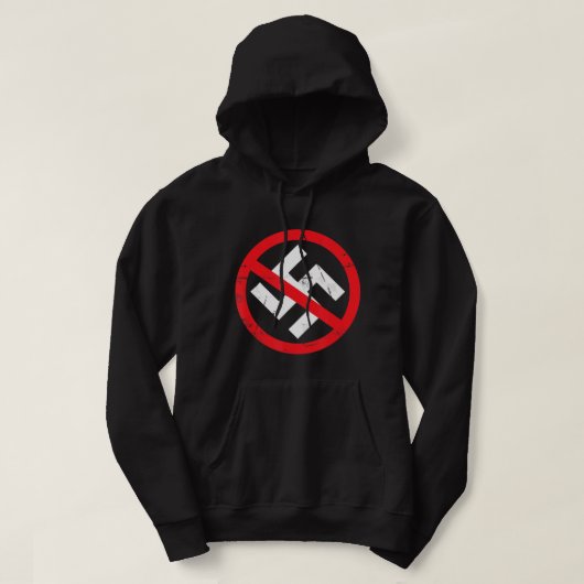 Anti-Nazi-Antifaschist-Antidiktatoren gegen das Bö Hoodie (Design vorne)