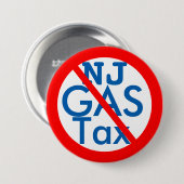Anti-New-Jersey-Gassteuererhöhungen Button (Vorne & Hinten)