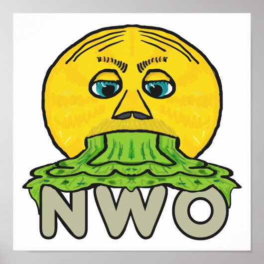 Anti-New-World-Ordnung Poster (Vorne)