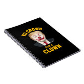 Anti-No Crown For A Clown Notizblock (Rechte Seite)