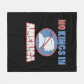 Anti- No Kings In America Classic Fleecedecke (Vorderseite (Horizontal))