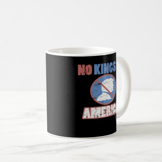 Anti- No Kings In America Classic Kaffeetasse (VorderseiteRechts)