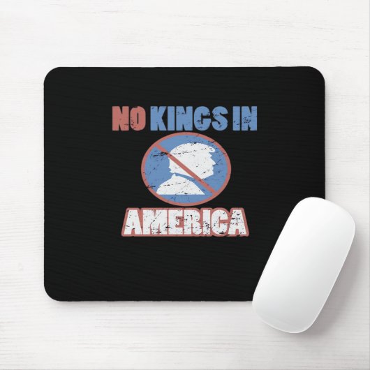 Anti- No Kings In America Classic Mousepad (Mit Mouse)