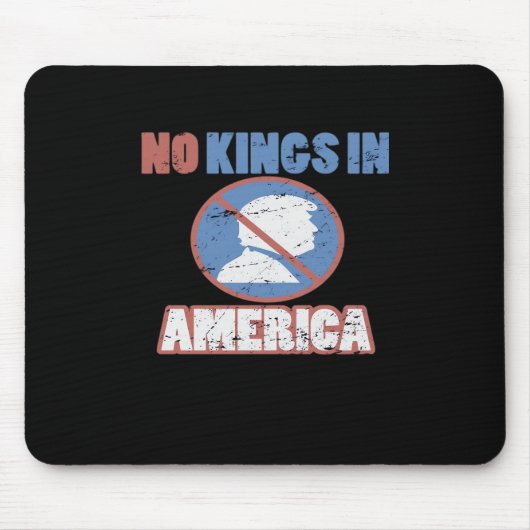 Anti- No Kings In America Classic Mousepad (Vorne)