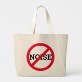 Anti-Noise Jumbo Stoffbeutel (Rückseite)