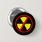 Anti-Nukleares Symbol Pinback Button (Vorne & Hinten)